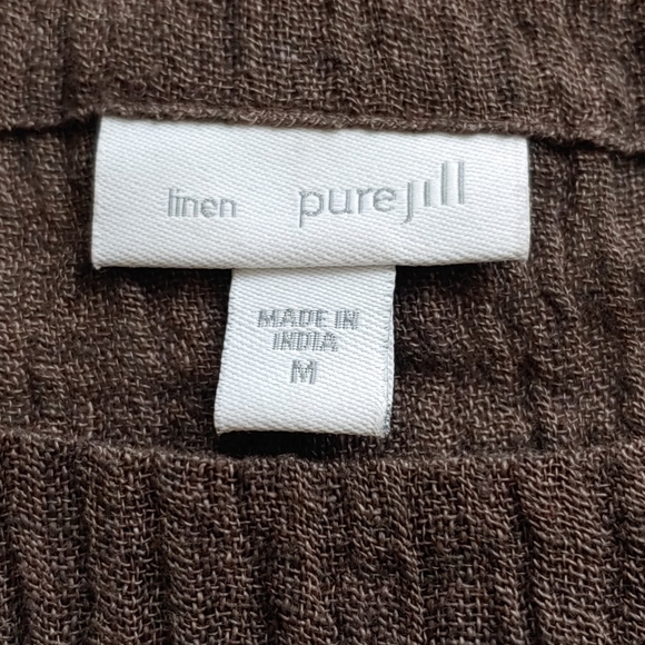 Coffee colored linen tunic - Picture 2 of 3